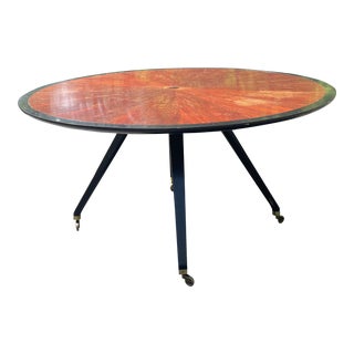Henredon Acquisitions Starburst Round Dining Table For Sale