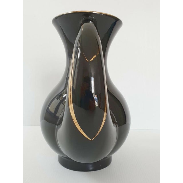 Mid-Century Modern Vintage French Ceramic Vase, 1950s-1960s For Sale - Image 3 of 7