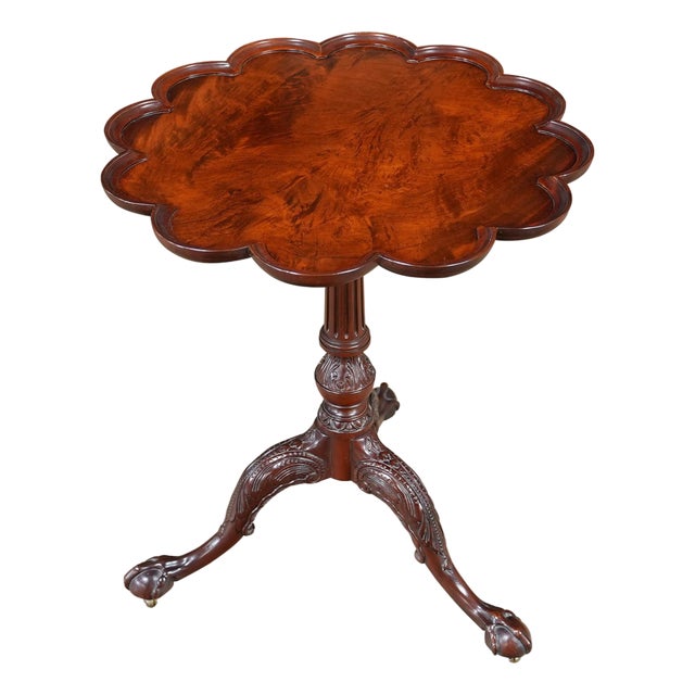 Vintage Baker Tilt Top Table For Sale