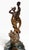 Antique French Bronze & Marble Art Nouveau Clock - La Nuit Madrassi For Sale - Image 4 of 6