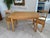 Farmhouse Table and Chairs Set in Spruce Wood, Set of 3 For Sale - Image 12 of 13