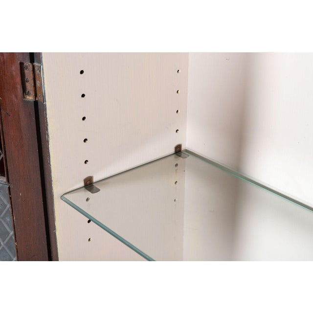 19th Century English Mahogany Glazed Cabinets, Set of 2 For Sale - Image 17 of 18