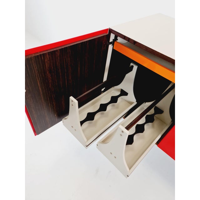 Gold Vintage French DF2000 Sideboard by Raymond Loewy, 1970s For Sale - Image 8 of 18
