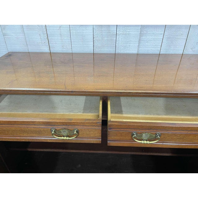 Late 19th Century English Walnut Sideboard For Sale - Image 13 of 18