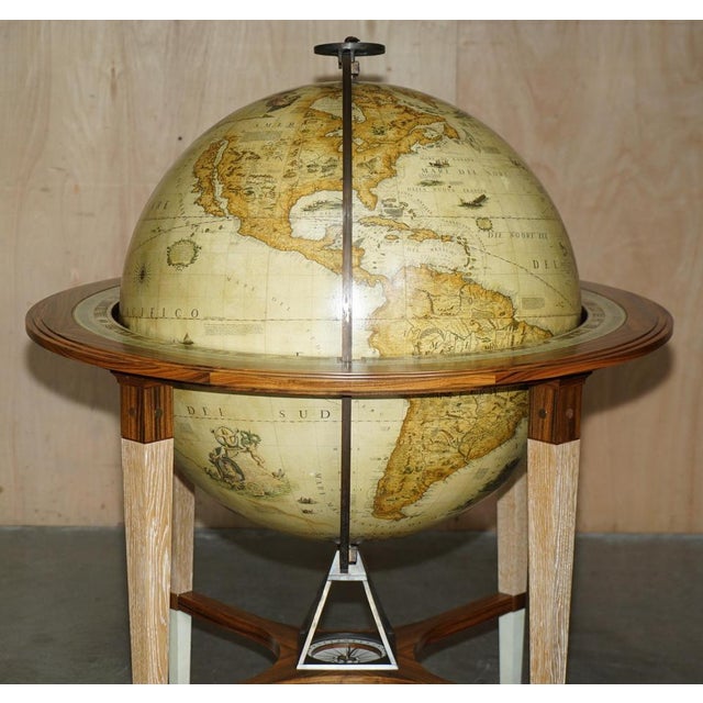 Large Bespoke Floor-Standing World Globe from Gosling, London, 2011 For Sale - Image 17 of 18
