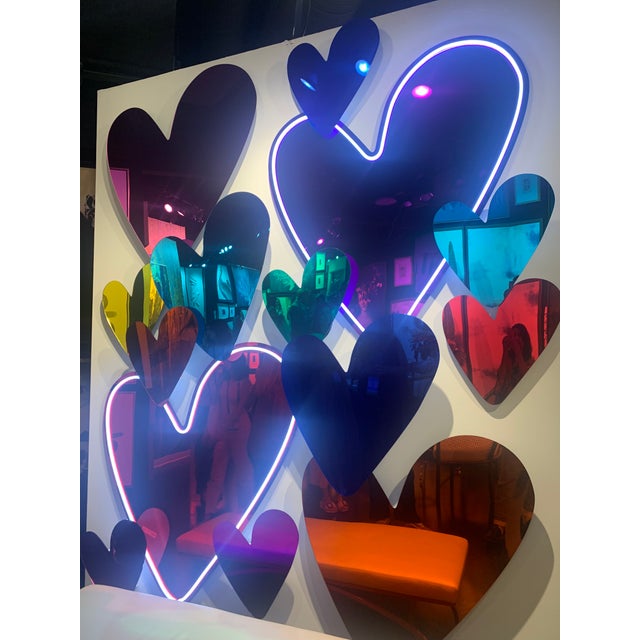 Contemporary Decorative Multiple Heart Installation Artwork For Sale - Image 3 of 11