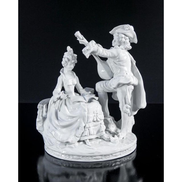 Porcelain Musician Sculpture from Capodimonte For Sale - Image 13 of 18