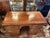 Brown Small Antique Knee Hole Desk With Slide & Secret Cubbies For Sale - Image 8 of 14
