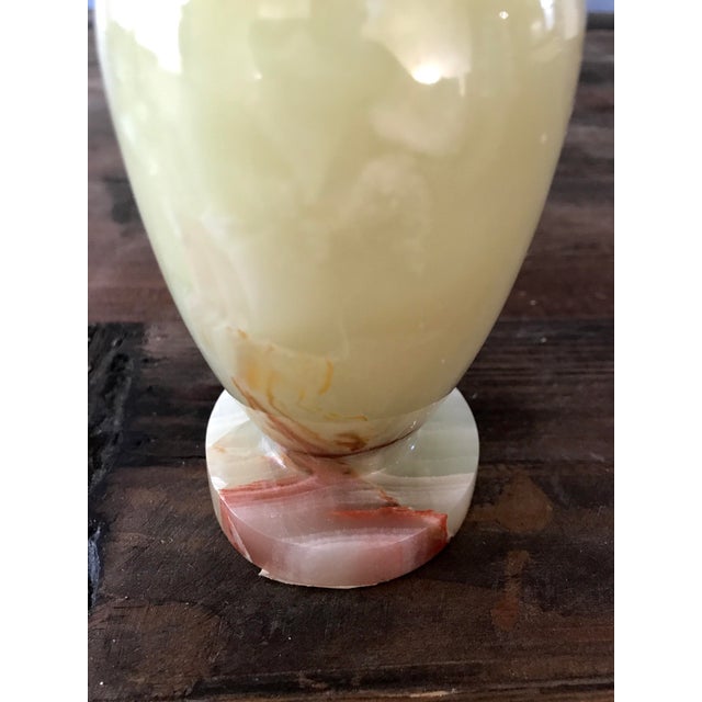 Light Green Alabaster Vase Chairish