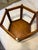 Mid-Century Modern Vintage Asian Chinoiserie Hexagon Faux Bamboo and Rattan Side Table For Sale - Image 3 of 12