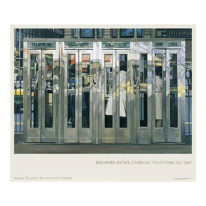 Richard Estes Telephone Booths Poster
