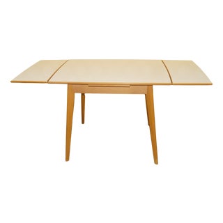 Vintage Extendable Kitchen Table in Wood, 1950s For Sale