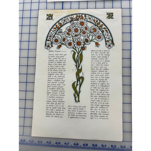 Mid 20th Century Calligraphed Prints by David L. Goines - Set of 16 For Sale - Image 4 of 14