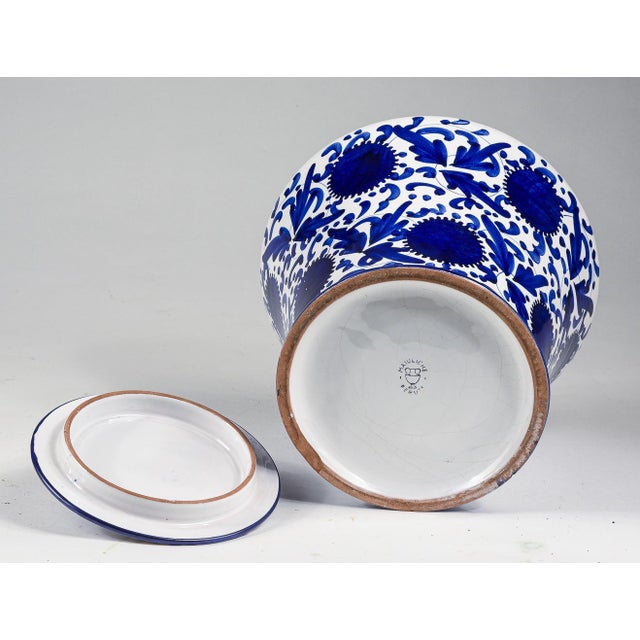 Majolica Ceramic Cherry Vase by Franciscan Gualdo, 1950s For Sale - Image 6 of 10