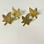 1980s Vintage Boho Chic Adirondack Arts & Crafts Rustic Brass Maple Leaf Napkin Rings - Set of 4 For Sale - Image 14 of 16