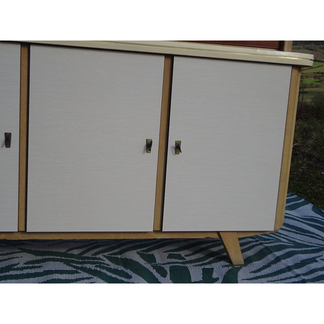 Large Vintage Sideboard in Wood and Formica from Weiler, 1960s For Sale - Image 6 of 18