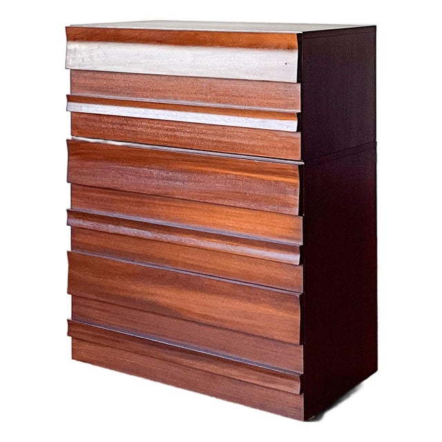 Mid Century Two Piece Stacking Dresser For Sale