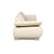 Leather Three Seater Sofa in White Cream from Koinor Volare For Sale - Image 11 of 14
