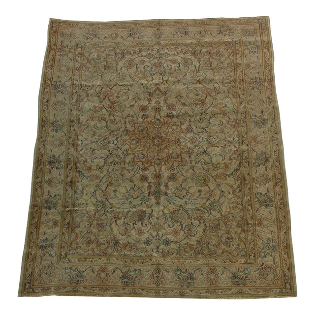 Antique Turkish Rug 9.10x7.1 For Sale