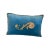 Textile Early 19th Century Pillow Turquoise Velvet With Handmade Gold Embroidery For Sale - Image 7 of 7