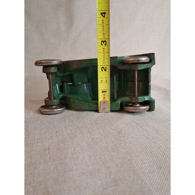 Antique Arcade Cast Iron Ford Model T Coupe Green Toy Car 5" Freeport Ill 1920s For Sale - Image 14 of 18