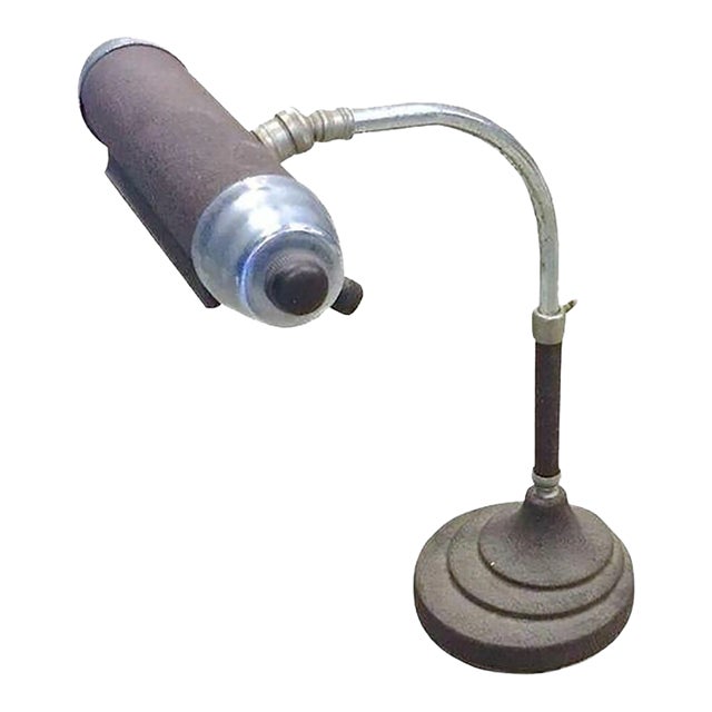 Early 20th Century Art Deco Machine Age Desk Lamp For Sale