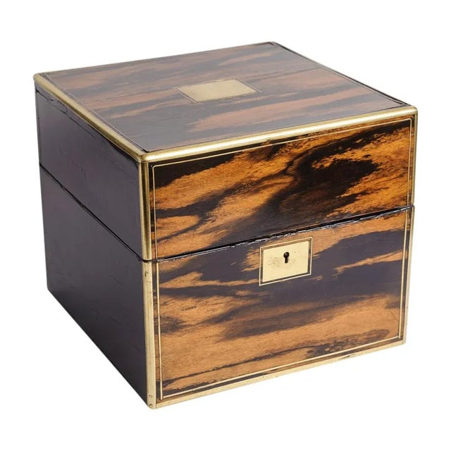 Brown Antique English Rosewood Cellarette Box For Sale - Image 8 of 8