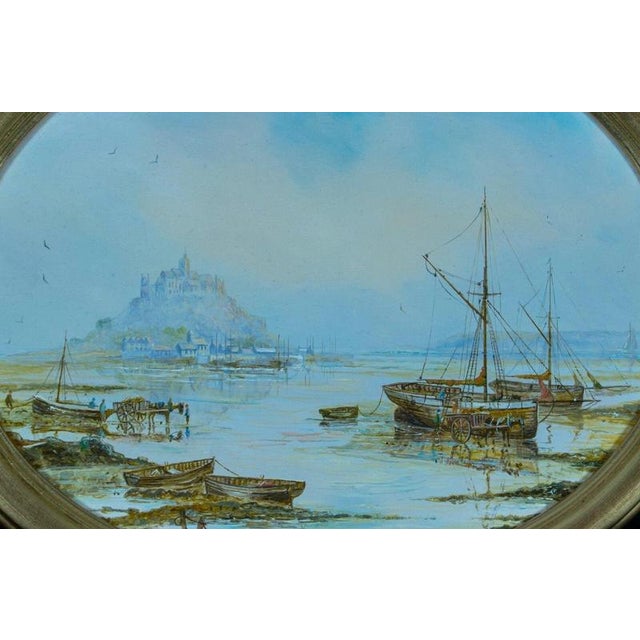 Henry Woodward, St Michaels Mount Cornwall, Oil Painting, Framed For Sale - Image 3 of 6