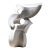 White Coral-Form Ceramic Sculpture, Limoges, France, 20th Century For Sale