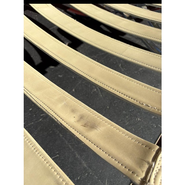 Reupholstered Mid Century Barcelona Style Chair Pair For Sale In Tampa - Image 6 of 16