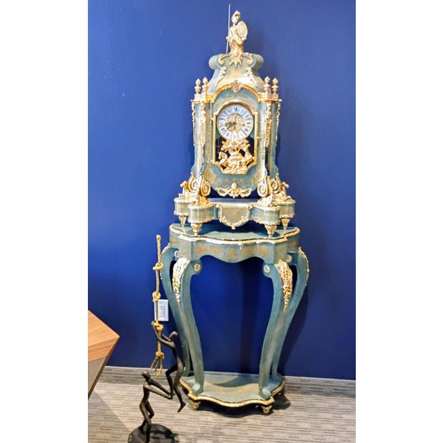Italian Casa Padrino Baroque Grandfather Clock For Sale - Image 3 of 5