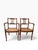 Brown 1930s Mid Century English Style Regency Arm Chairs (A Pair) For Sale - Image 8 of 13