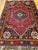 Vintage Persian Qashqai Tribal Area Rug, Hand-Knotted Wool, Vegetable Dye, Geometric Medallions, 6x8, Red & Navy For Sale - Image 15 of 15
