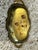 Art Nouveau Mt675 Vintage Heavy Brass and Enamel Trinket Dish For Sale - Image 3 of 6
