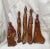 Hand Carved Set of Wood Figures For Sale - Image 9 of 9