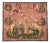 French Handwoven Tapestry Lady and Licorn Scene from Aubusson, 1960s For Sale
