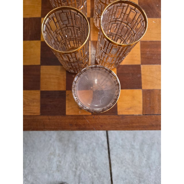 1960s Imperial Glass Shoji Highballs - Set of 7 For Sale - Image 4 of 4