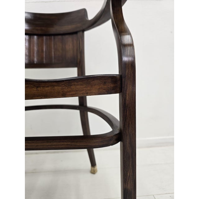 Fischel Armchair Model 6048 After Otto Wagner, Austria, C. 1900 by Otto Wagner for Fischel, 1890s For Sale - Image 6 of 18