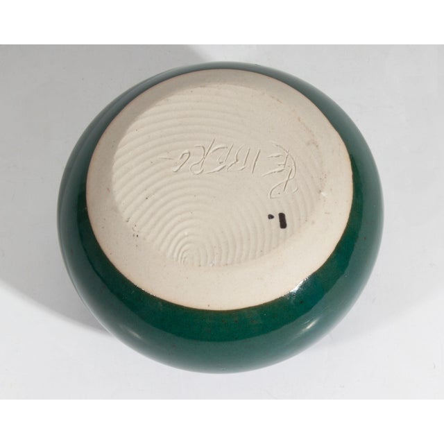 Studio Pottery Weed Pot Vase Signed by Robert Reiberg For Sale - Image 4 of 5