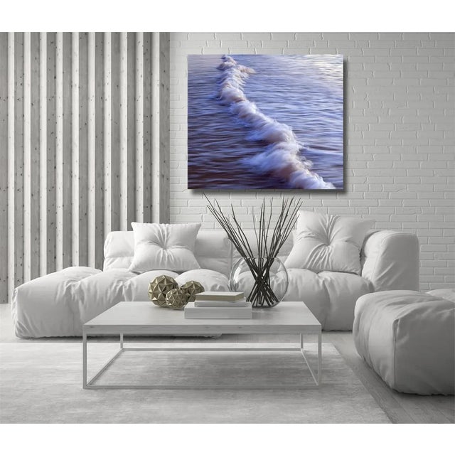 EVENING GHOST WAVE – Kauai, Hawaii © George Diebold "On a small strip of sand, the impact of two waves causes a mysterious...