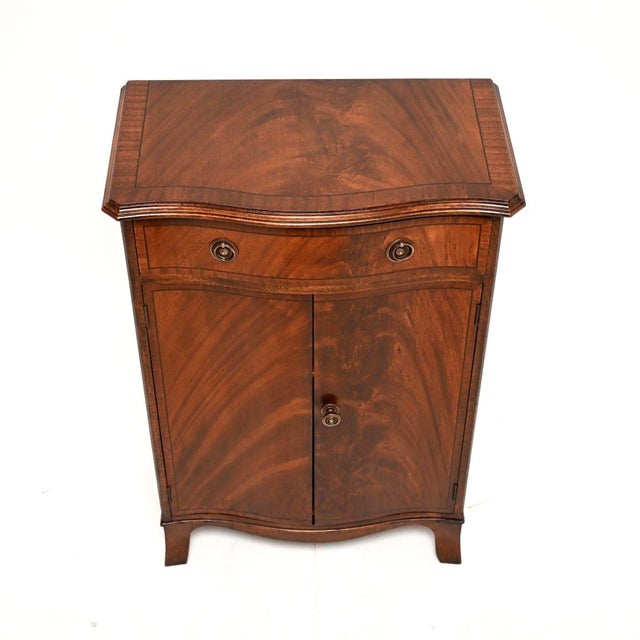 Wood Antique Georgian Side Cabinet, 1900s For Sale - Image 7 of 11