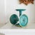 Postmodern Teal Verdigris and Gold Pedestal Candle Holders For Sale - Image 6 of 10