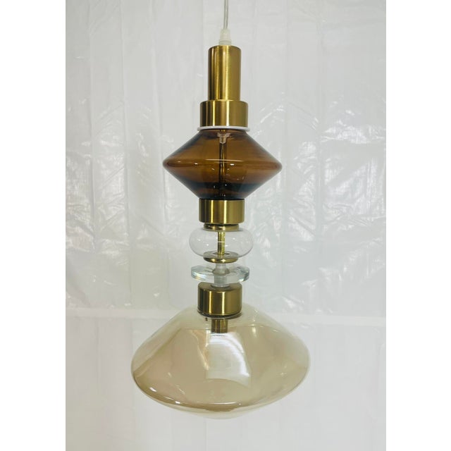 Mid-Century Modern Ballet No. 3 Pendant by Massimiliano Raggi for Sicis, Italy – Art Glass Light For Sale - Image 3 of 14