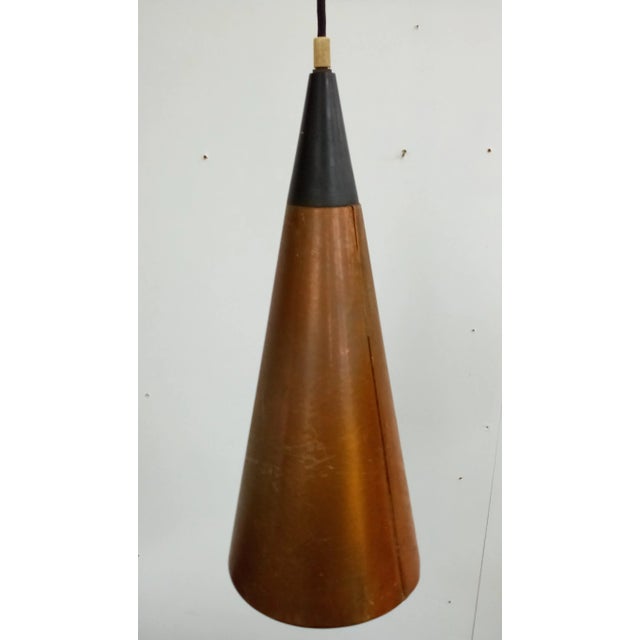 Danish Ceiling Lamp in Copper For Sale - Image 9 of 9