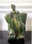 Large Japanese Ceramic Oribe Sculptural Vessel by Shigemasa Higashida For Sale - Image 16 of 18