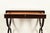 Wood Councill Modern Regency Dark Mahogany Writing Desk or Console Table For Sale - Image 7 of 13