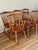 Cabin Vintage Windsor Style Dining Chairs - Set of Six For Sale - Image 3 of 11