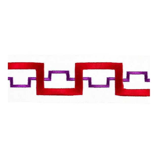 Sample - Schumacher Turret Tape in Garnet For Sale