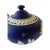 Blue Antique Cobalt Blue Jasperware Wedgwood Teapot With Kintsugi Repair For Sale - Image 8 of 11