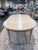 Late 20th Century Gustavian Painted Oval Dining Table Set For Sale - Image 4 of 12